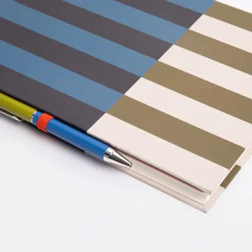 Notepad & Pen, Striped
