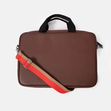 PU Laptop Bag - Wine