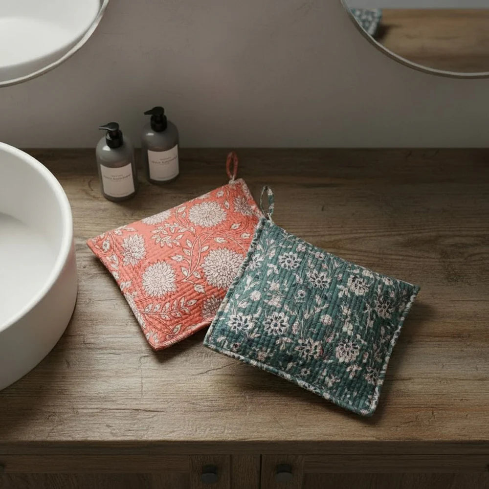 Coral Jaipur Flat Pouch
