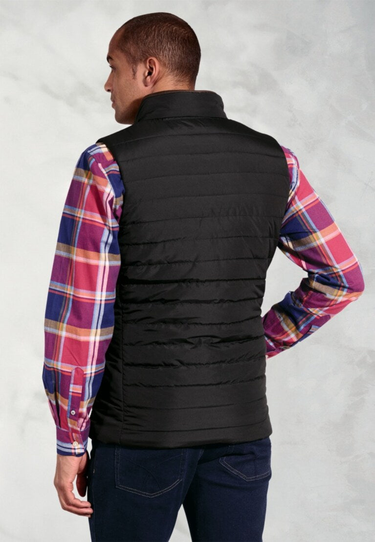 Black Tampa Quilted Gilet