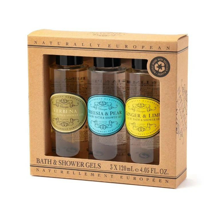 Mini Shower Gel Set x3 Naturally European