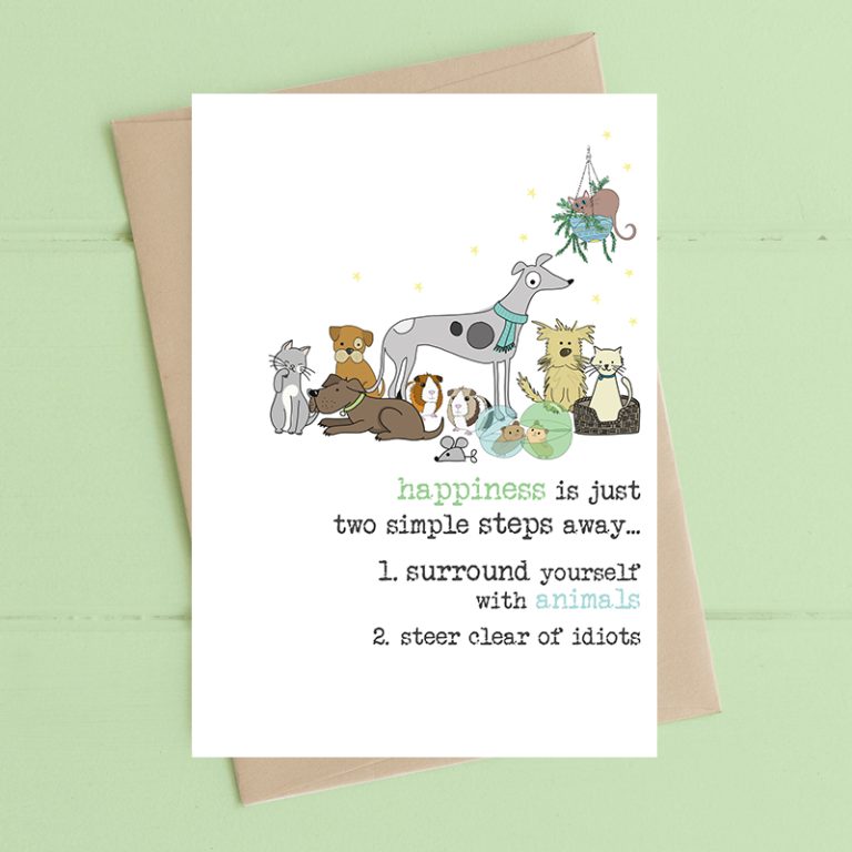 Happiness is 2 simple steps...